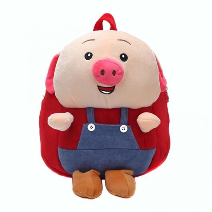 Dessin Anime 3d Cochon Kawaii En Peluche Sac A Dos Enfants Garcon