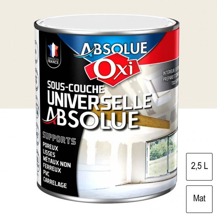 Sous couche universelle absolue 2.5l blanc