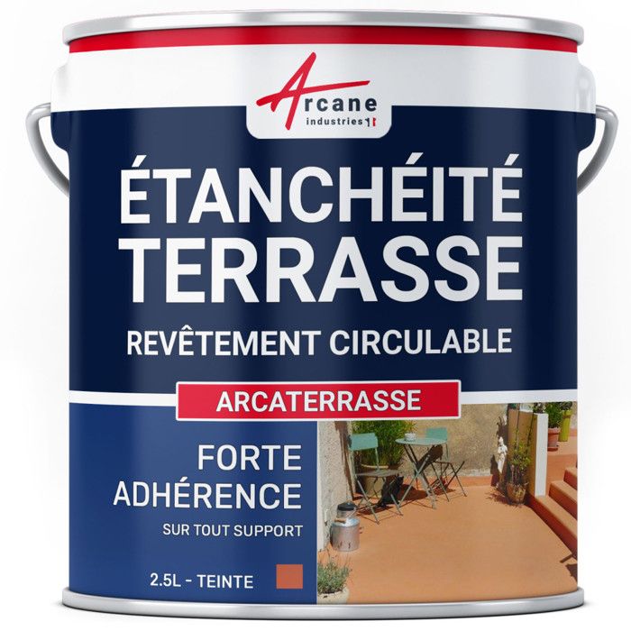 peinture resine etancheite terrasse tuile 2 5 l cdiscount bricolage