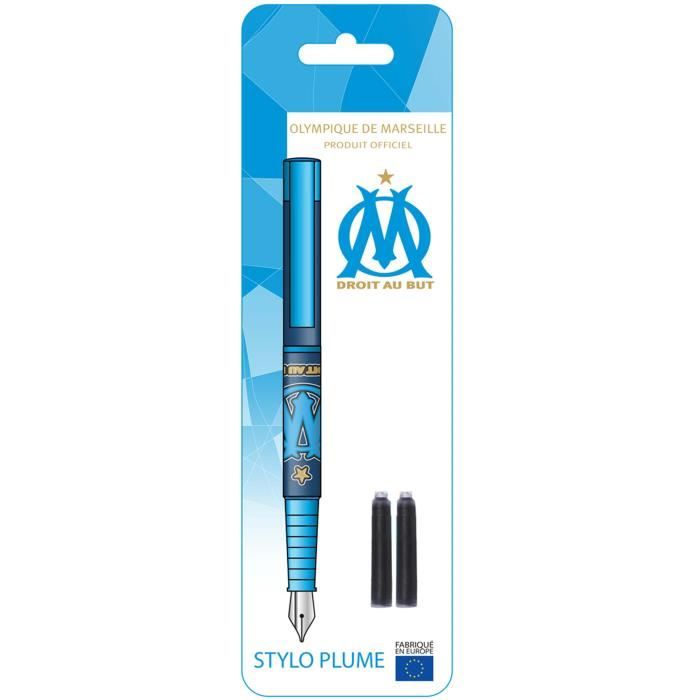 Stylo plume OM - Collection officielle Olympique de Marseille - Cdiscount  Beaux-Arts et Loisirs créatifs