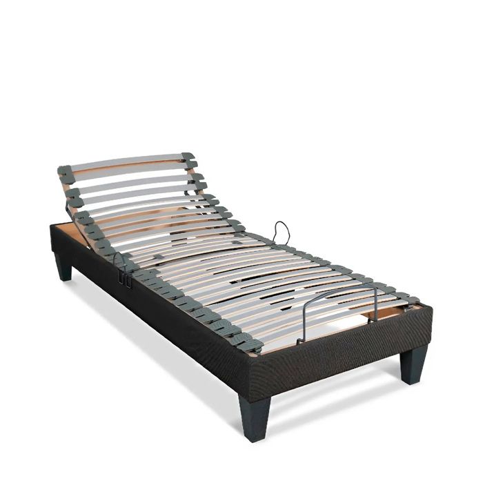 BELLECOUR LITERIE - Sommier &eacute;lectrique AMIRAL 80x200 cm - Lattes