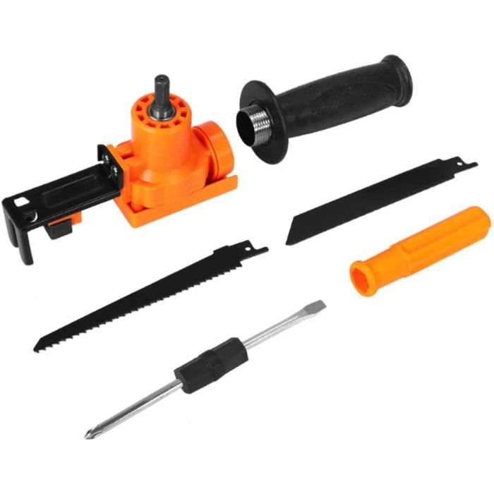 Kit Scie Sabre Pour Perceuse - Transforme Votre Perceuse En Scie Sabre - Pour Coupe Bois Et Métal