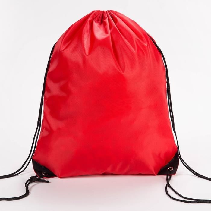 Rouge -Oxford – sac à dos à cordon de serrage Portable en Polyester pour  étudiants, sac à dos étanche pour Sports, équitation, chaus - Cdiscount  Bagagerie - Maroquinerie