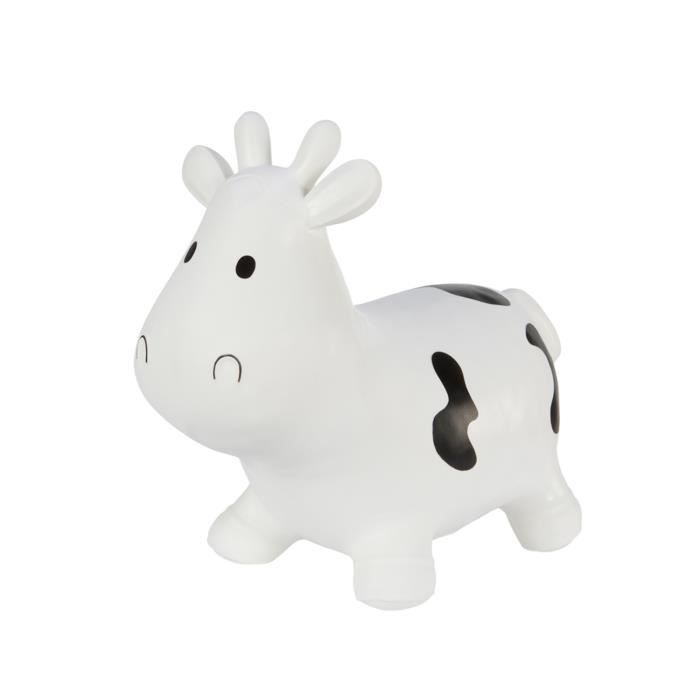 Vache Gonflable Jouet à sauter Tootiny en caoutchouc de Haute qualité Pompe  comprise Blanc - Cdiscount Jeux - Jouets