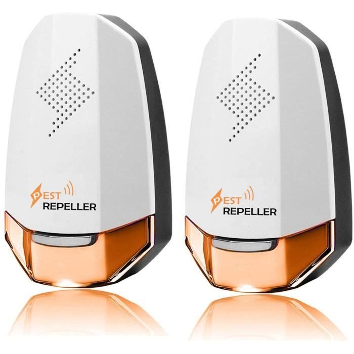 Répulsif à Ultrasons 6 Pièces - Anti Moustiques, Rongeurs, Insectes, Pour Intérieur Jusqu'à 120 M²