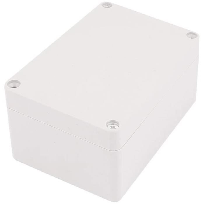 Boîtier De Jonction Plastique Blanc Uxcell – 125x80x26mm, Neuf, Pour Bricolage électrique