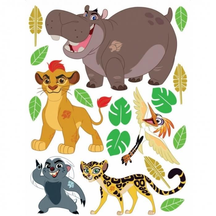Stickers La Garde Du Roi Lion Grand Format Cdiscount Maison Stickers La Garde Du Roi Lion Grand Format Cdiscount Maison