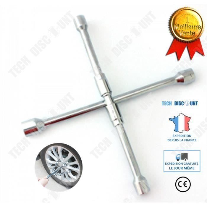Cle En Croix Voiture Universelle Renforcee Pliable Outils De