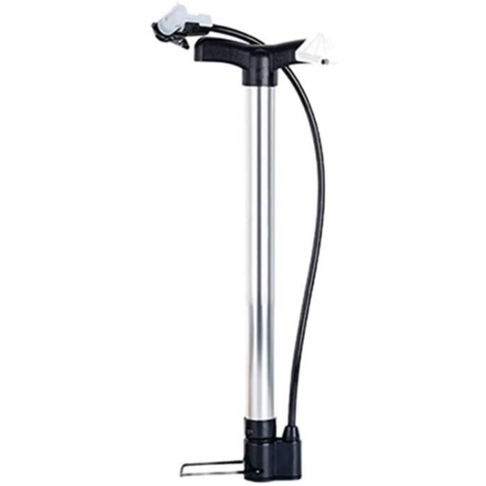 Mini Pompe à Vélo Portable - Avec Support De Fixation Et Aiguille à Ballon - Compatible Valves Presta, Schrader, Dunlop