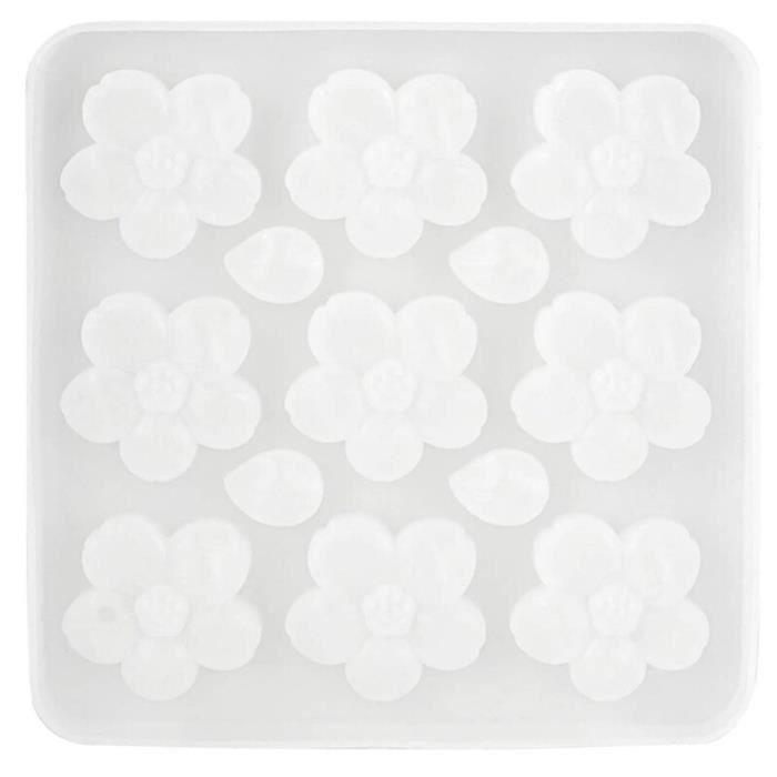 Moule époxy en Silicone - CD6678 - Outil bijoux - Fleurs séchées
