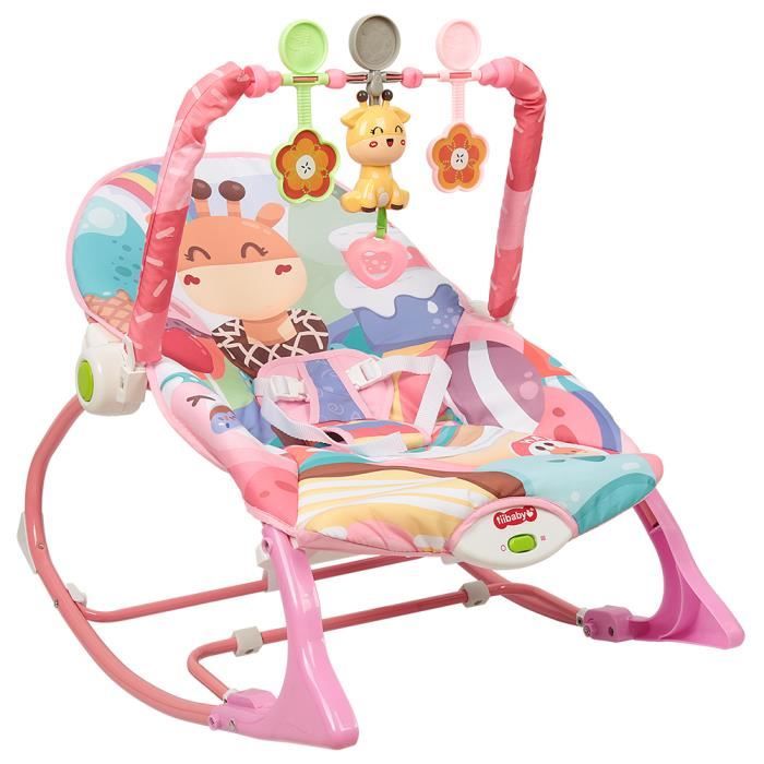Chaise berçante électrique pour bébé - ELIFUZHG - Transat bébé vibrant et musical