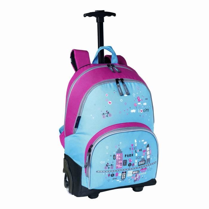 Sac a dos roulettes lumineuses top