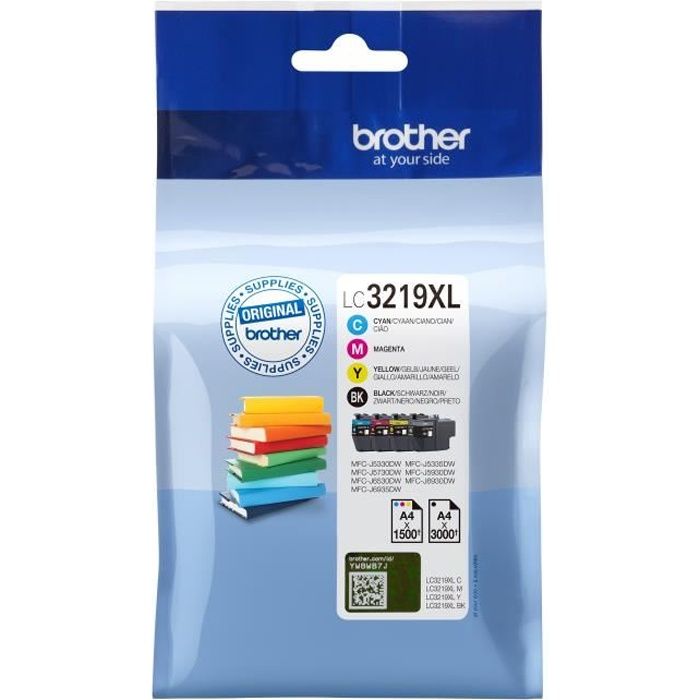BROTHER Cartouche LC-3219XL - Noir Magenta Cyan Jaune - XL