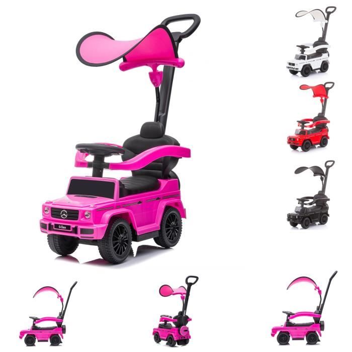 Porteur Auto Enfant VEVOR - 19 à 36 Mois - Klaxon Et Musique - Capacité 22 Kg - Développe équilibre Et Muscles - Rangement Sous Siège
