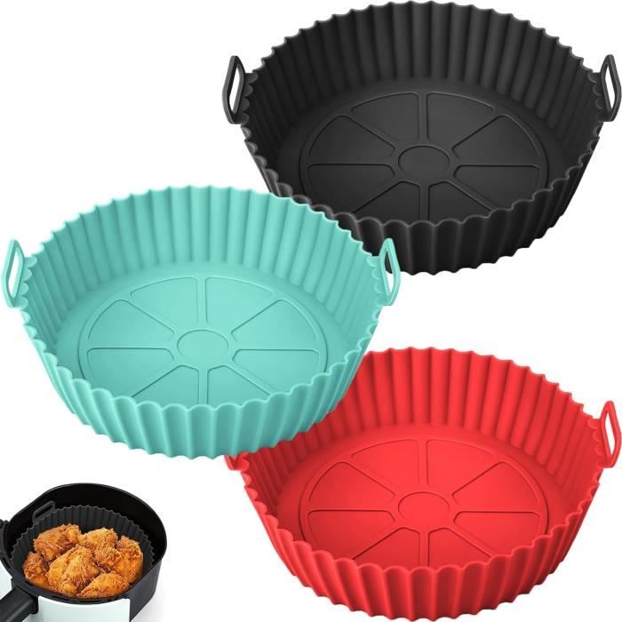 2 Pièces Moule Muffin Air Fryer Moule à Muffin Moule Silicone