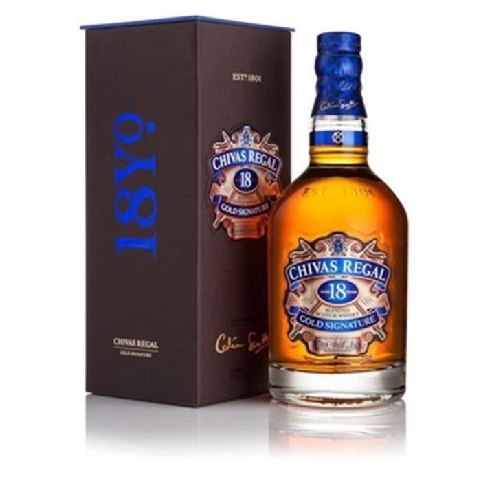 Chivas Regal 18 Ans Gold Signature - Blended Scotch Whisky - 40° 70 cl 70  cl - Achat / Vente Chivas Regal 18 Ans Gold Signa - Cdiscount