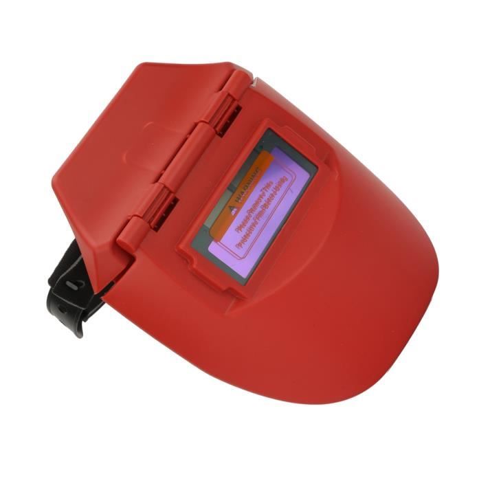 Lentille Auto-assombrissante Casque Soudure – Solaire + Pile, Protection UV/IR, Réglable – Pour Masque De Soudeur