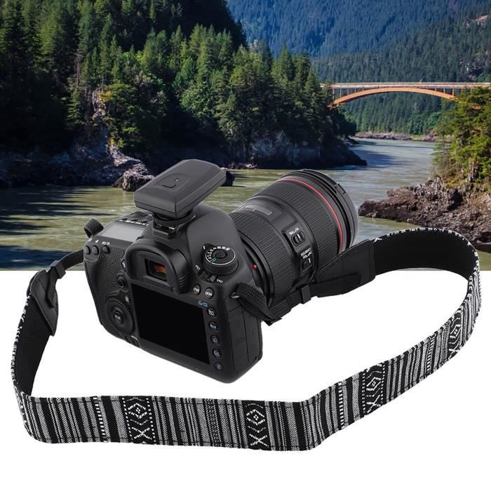 Dragonne Réglable Universelle Pour Appareil Photo - Nylon Noir - Neuf, Idéal Pour Sécuriser Ton Boîtier