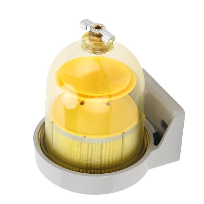Séparateur Eau/Huile Suuonee Pour Moteurs Hors-Bord - Filtre Carburant 10 Microns - Filetage 11/16"
