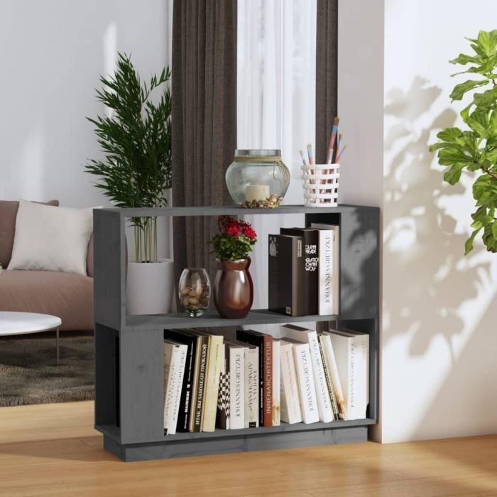 Bibliothèque / Séparateur De Pièce En Bois De Pin 80x25x70 Cm - Étagère Rustique VidaXL