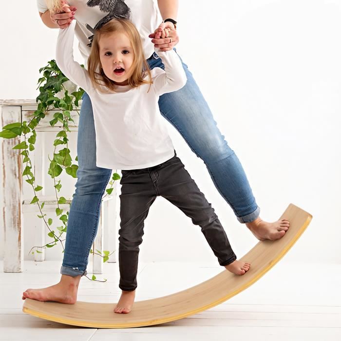 KiddyMoon Planche D'équilibre pour Enfants Planche à Balancer