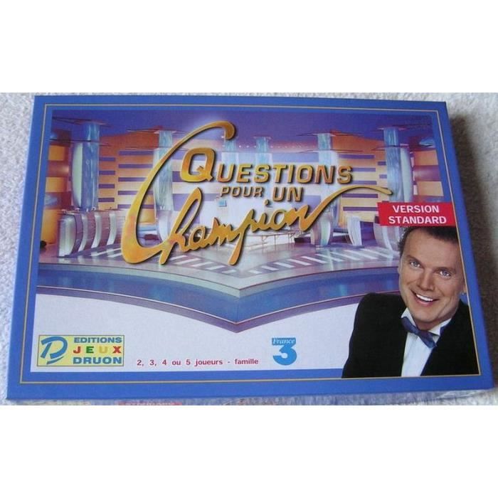 EDITIONS DRUON question pour un champion Cdiscount Jeux Jouets