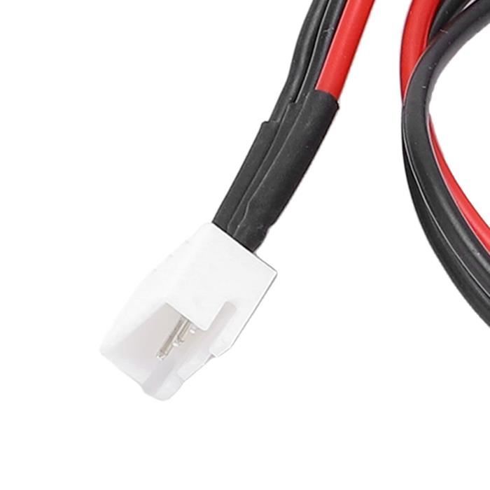 zalati Câble d'équilibre de Batterie 5pcs Fil d'extension de Chargeur d'équilibre de Puissance avec Prise mâle et Femelle pour Batterie RC 2S LiPo