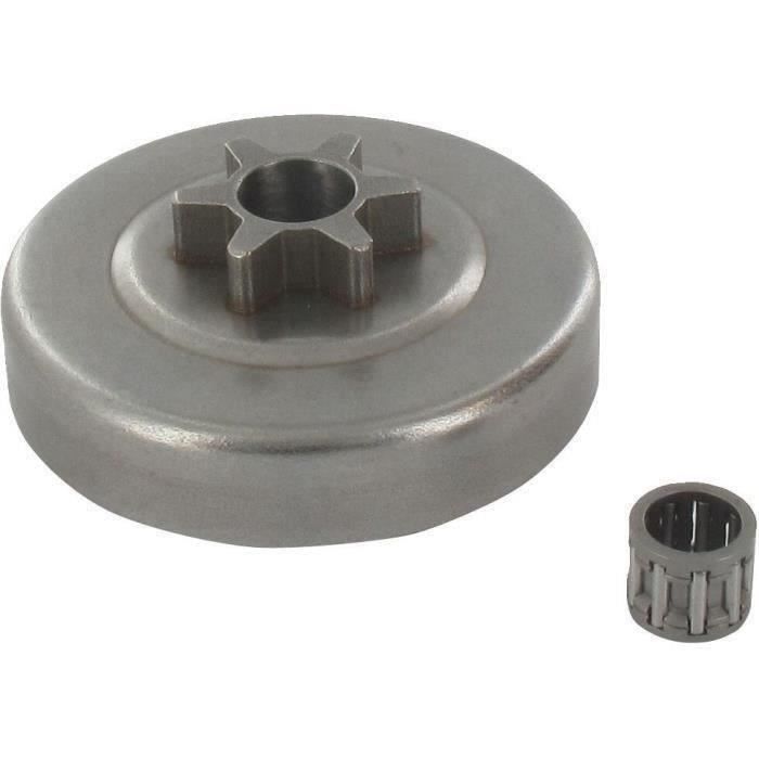 Pignon étoile 3/8 lp - 6 dents adaptable pour tronçonneuse McCulloch modèles MM3AS, MAC6, PM6A, Supe