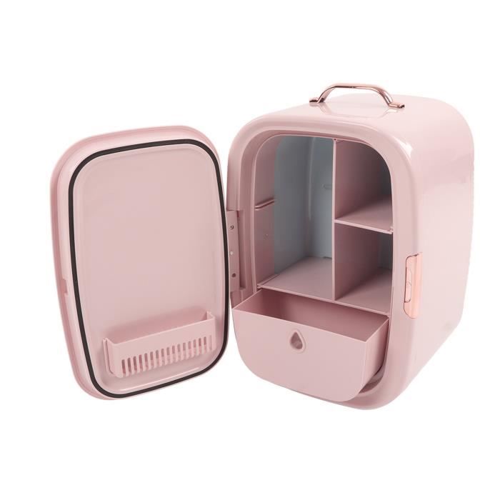 Mini-réfrigérateur Portable 4L – Chauffage Et Refroidissement, Alimentation USB/voiture, Gris, Pour Boissons Et Cosmétiques