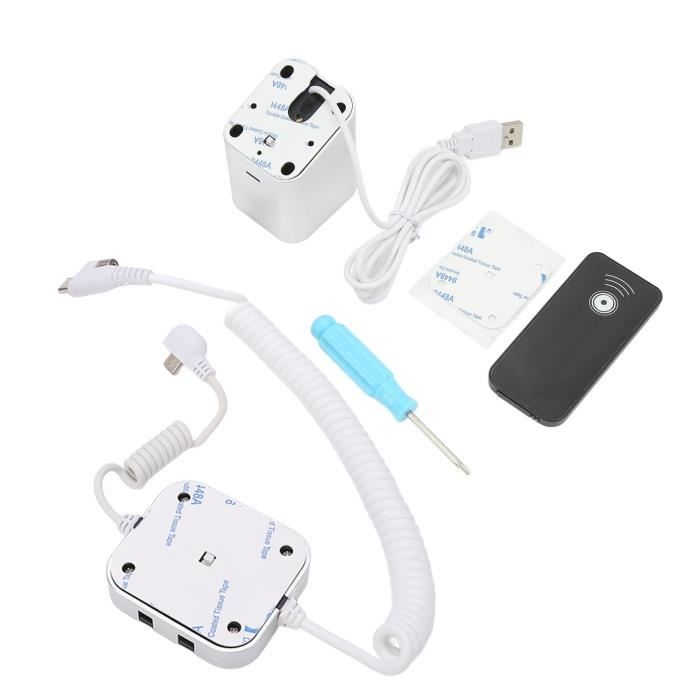 Sangle Rétractable Antivol Pour Téléphone - Lanière Ajustable Avec Mousqueton Pour Randonnée, Vélo, Escalade
