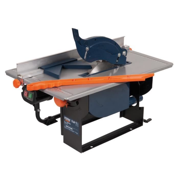 FERM Scie circulaire de table 800W 200mm TSM1032 Cdiscount Bricolage
