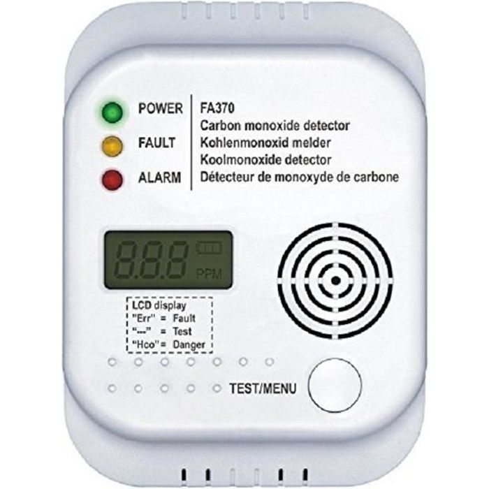 Co Smartwares rm370 Détecteur Avec Multi capteur de gaz