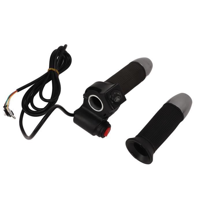 Poignée Accélérateur Vélo Électrique - Demi-Poignée Rotation 3 Vitesses - Compatible 12V-99V - Diamètre 2,3 Cm