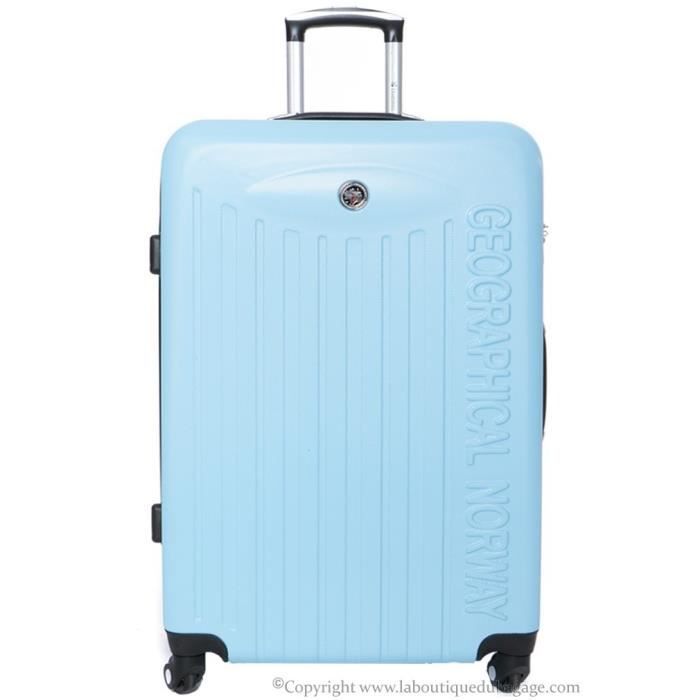 Valise Geographical Norway – 63L / 3.4kg – Taille Moyenne 22'' – Champagne – Neuve