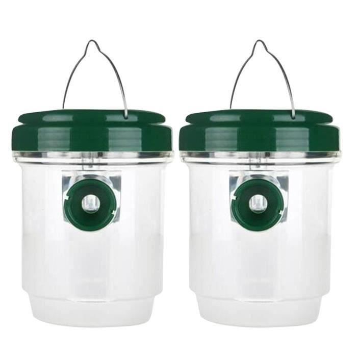 Piège à Guêpes En Verre Kinzo - 2 Pièces, écologique Et Réutilisable, Pour Terrasse, Jardin Et Pique-nique Sans Produits Chimiques