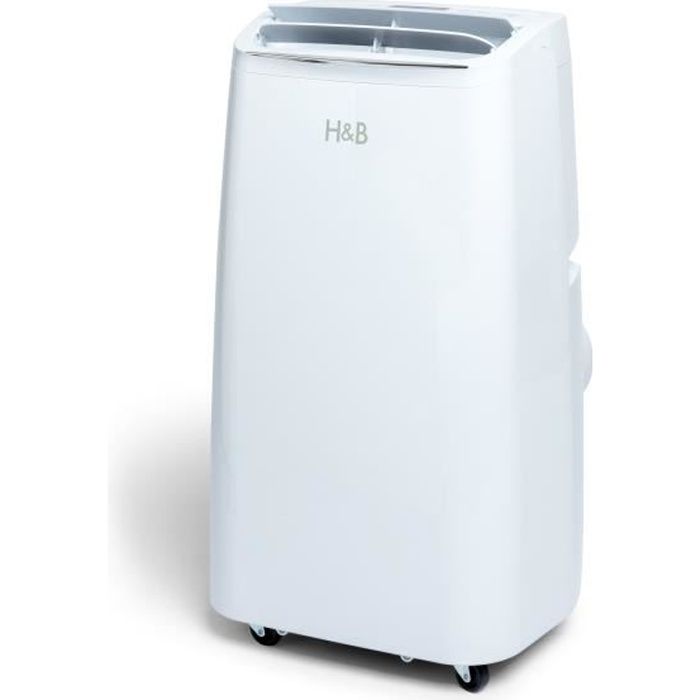 Climatiseur Mobile H&B AC12005 | 3.5kW - 12000 BTU | Classe A | Wifi | Garantie 2 ans