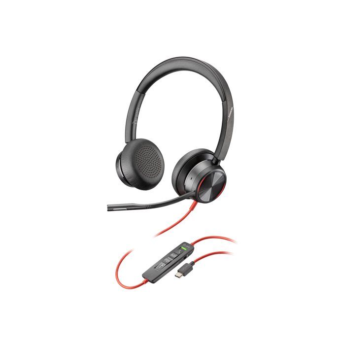 Micro-casque - filaire - USB-C - HP Inc. - Poly Blackwire 8225 - Blackwire 8200 series - micro-casque - sur-oreille - filaire - Sup