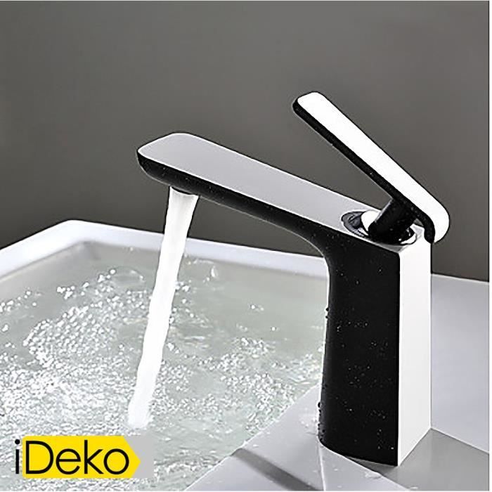 Ideko Robinet Mitigeur Lavabo Contemporaine La Moitie Peinture
