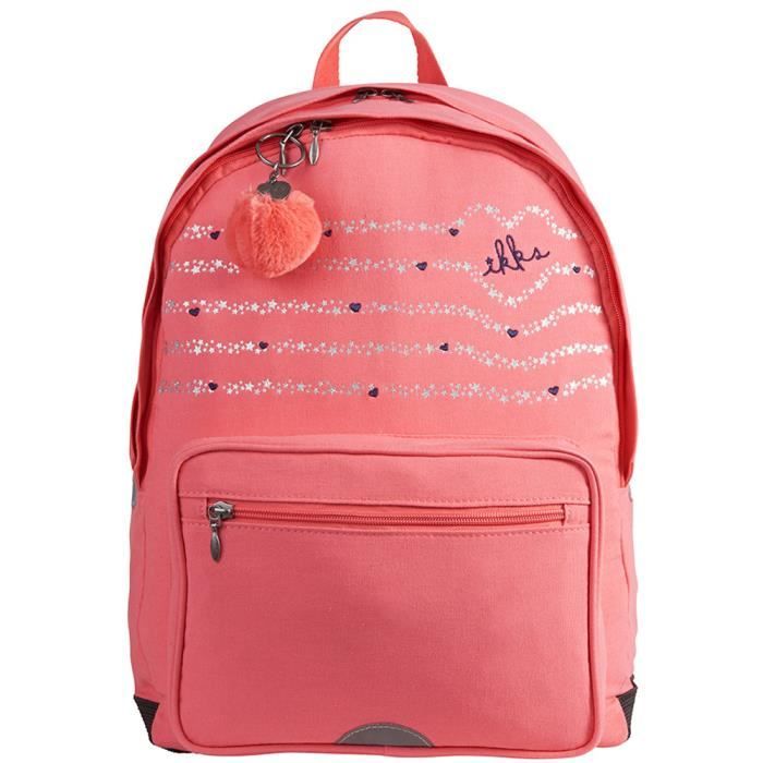 Sac dos Ikks ref ikks43914 Captain Corail 33 52 25 Rose