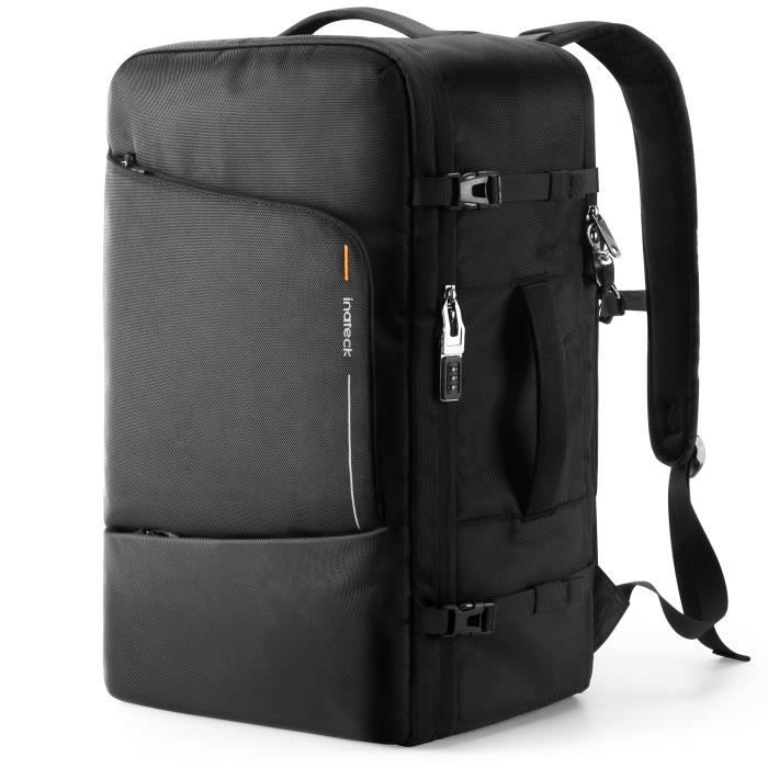 Inateck 42L Sac a Dos Cabine de Voyage pour Ordinateur Portable Resistant a la Pluie et Etanche Multiples Protections Antivol