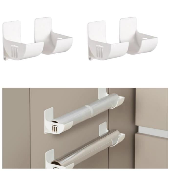 2 Pièces, 6 Niveaux Support De Rangement Pour Couvercles De Casseroles, Sans Perçage, Adhésif,résistant à La Rouille, Pour Couvercl - Maison