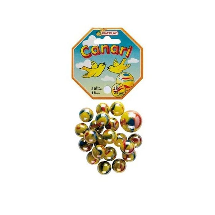Kim'Play 9030 – Lot 20 Billes + 1 Calot Équinoxe – Jeu De Plein Air Classique – Modèle Aléatoire