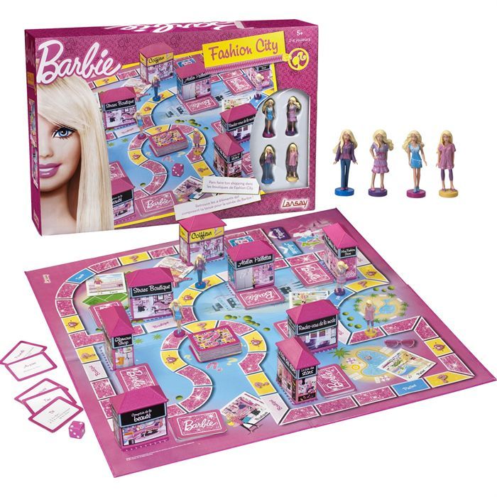 Barbie fashion city board game store