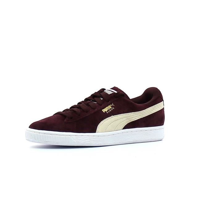 Puma suede online femme bordeaux
