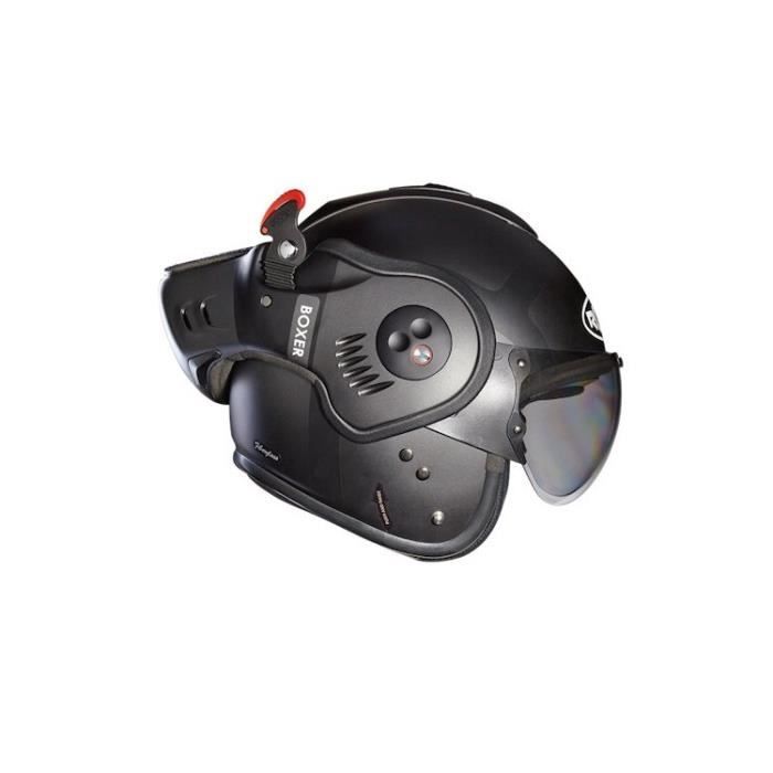 Roof Casque Modulable Boxer V8 Bond Noir Titane Mat Visiere Teintee Achat Vente Casque Moto Scooter Roof Casque Modulable Boxer Cdiscount