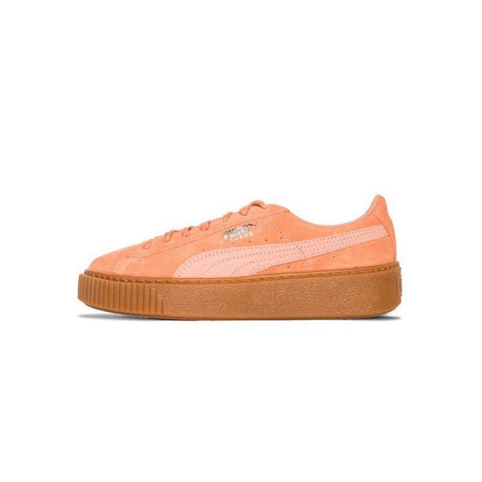 Puma basket suede platform clearance