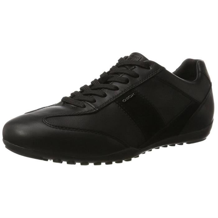 Geox Baskets - Geox - U Wells - Cuir - Noir - Lacets