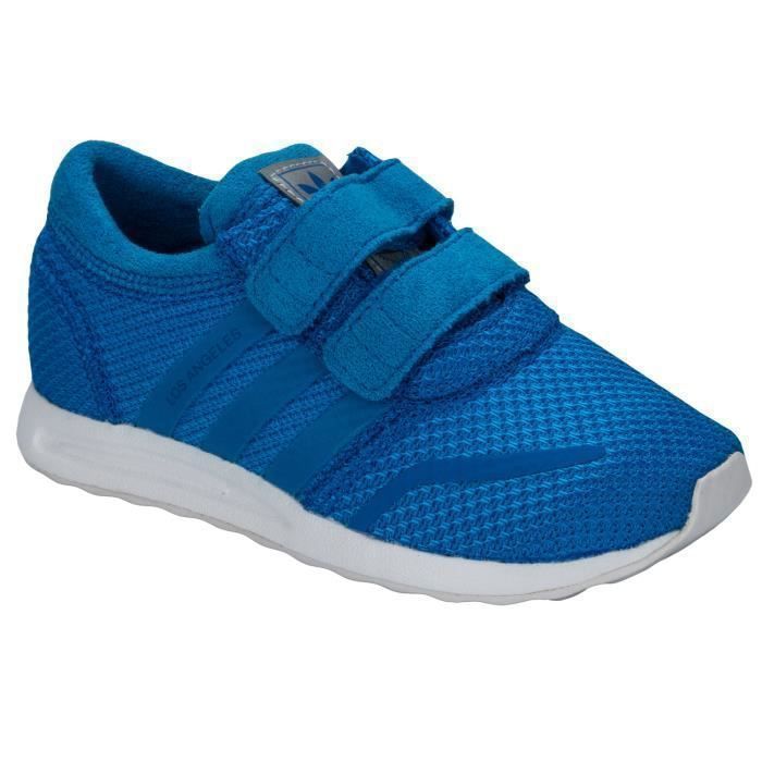 Baskets ADIDAS ORIGINALS Los Angeles Textile Garcon Bleu Enfant Bleu Cdiscount Chaussures