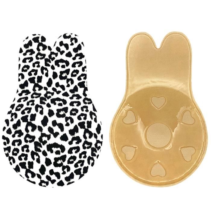 MeiKYing Soutien Gorge Adhesif Invisible Push Up Adhesif, 2 Paires