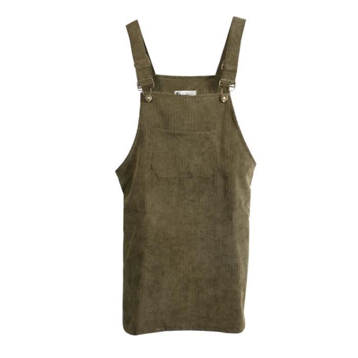 Robe salopette daim discount